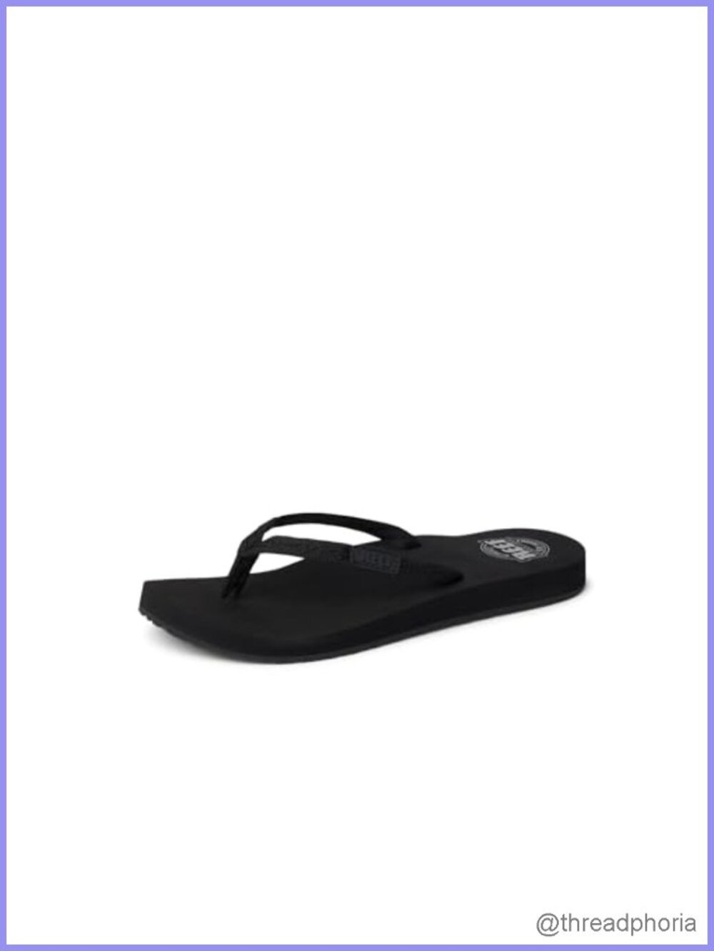 Women's Ginger Beach Flip Flops Woven Polyester Strap EVA Footbed Rubber Sole